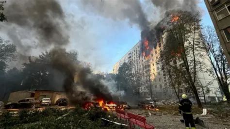 Girl, 14, killed as Russian strike hits Kharkiv playground.